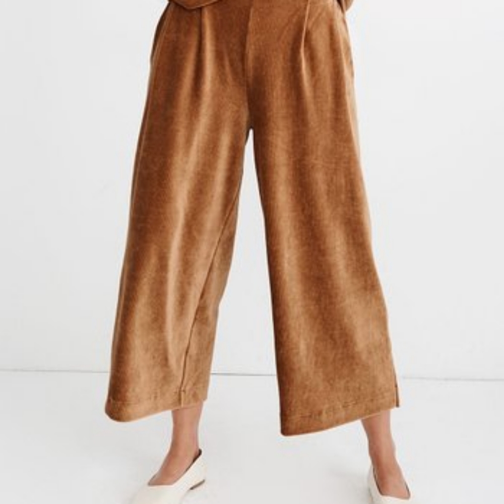 Madewell Curdoroy Wide-Leg Pants, S